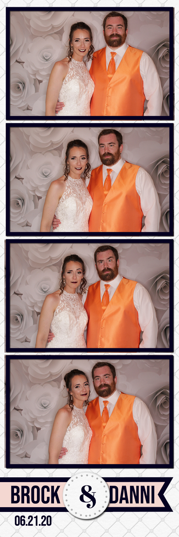 Danni and Brock’s Wedding | View more photos from the event at gallery.photoboothbillings.com/u/PhotoBoothBillings/Danni-and-Brock’s-Wedding